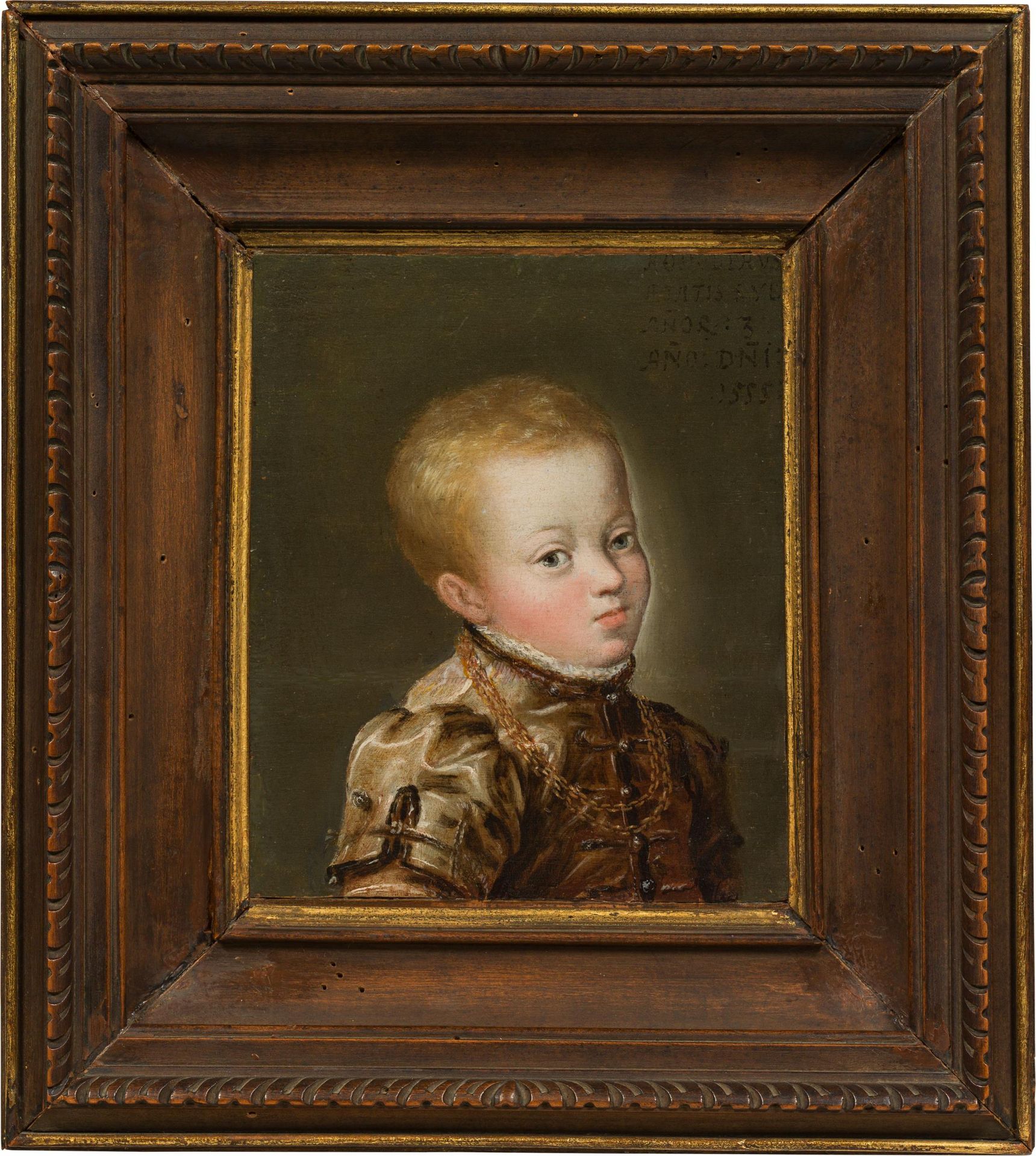 Circle of Jakob Seisenegger : Portrait of Emperor Rudolf II at the age of three - Image 2 of 2