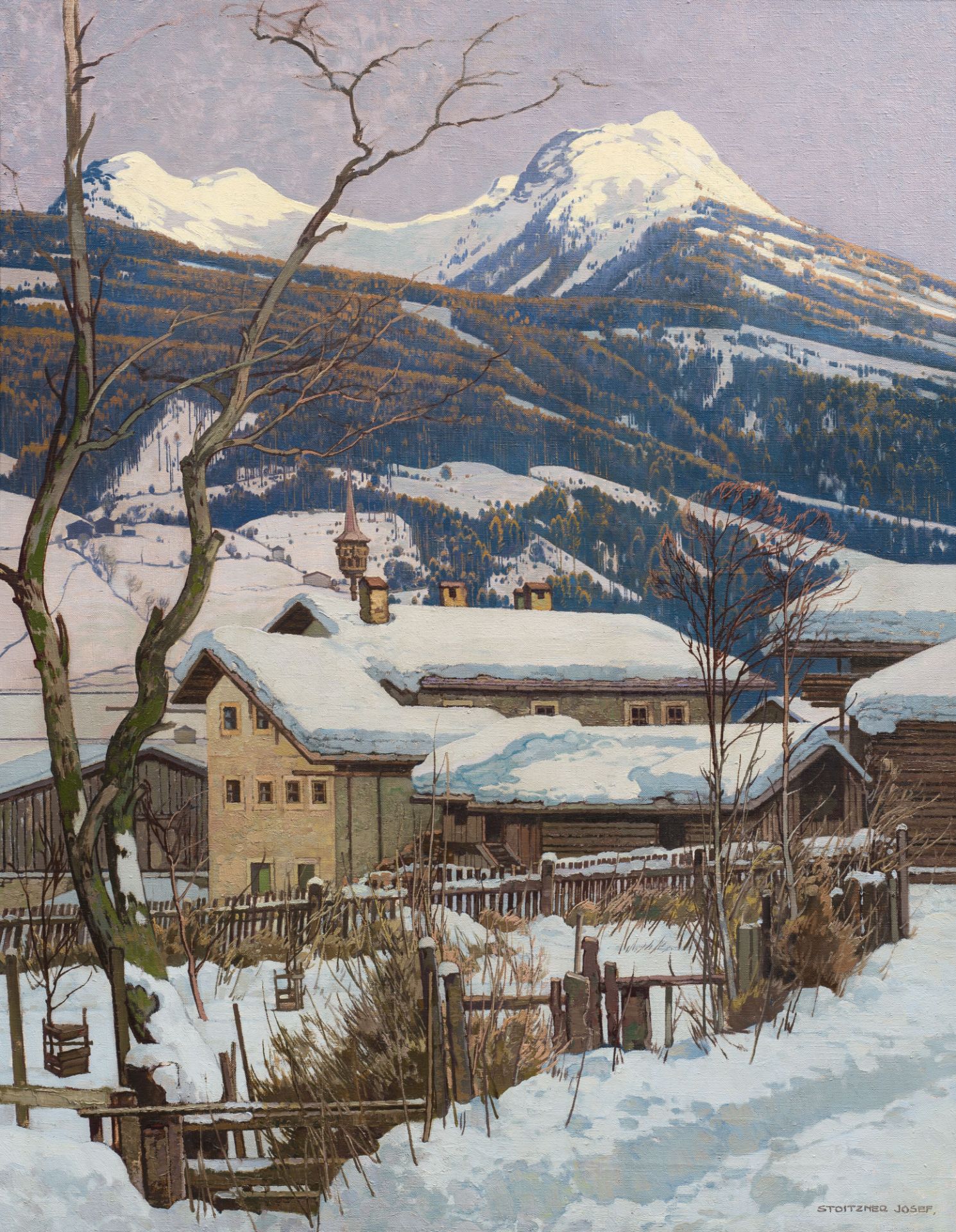 Josef StoitznerTanzlehen in Brambergc. 1935oil on canvas; framed116 x 90 cmsigned on the lower