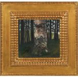 Gustav KlimtBirke im Waldc. 1903oil on cardboard; framed22.5 x 24.5 cmformerly Helene Donner (