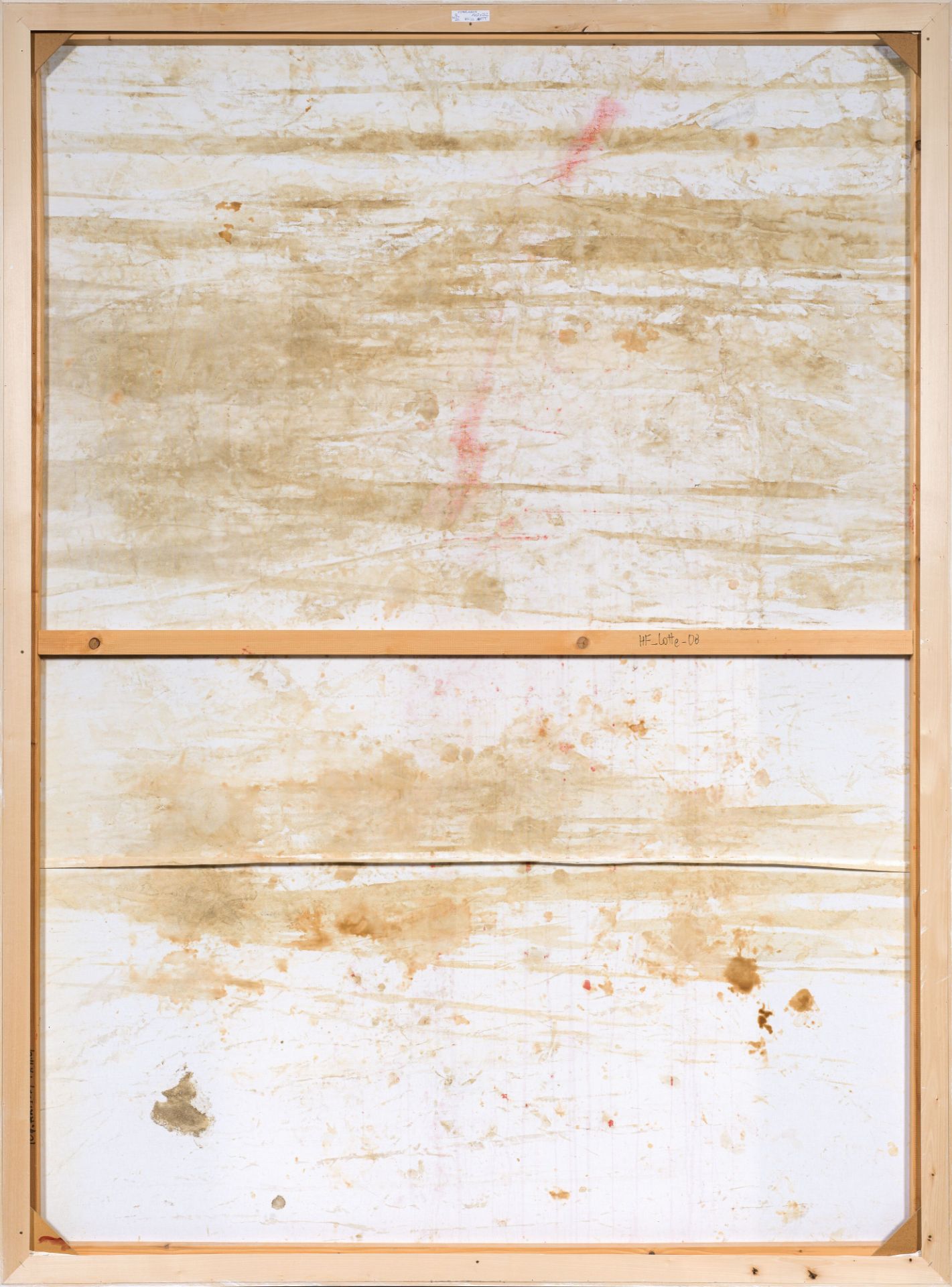 Hermann NitschRelic2001acrylic, blood on fabric; framed230 x 169 cmsigned and dated on the left: - Image 2 of 2