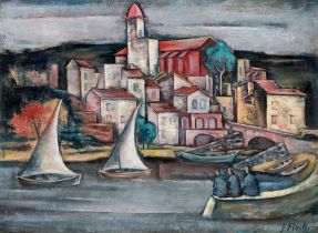 Josef Floch: Hafen von Collioure