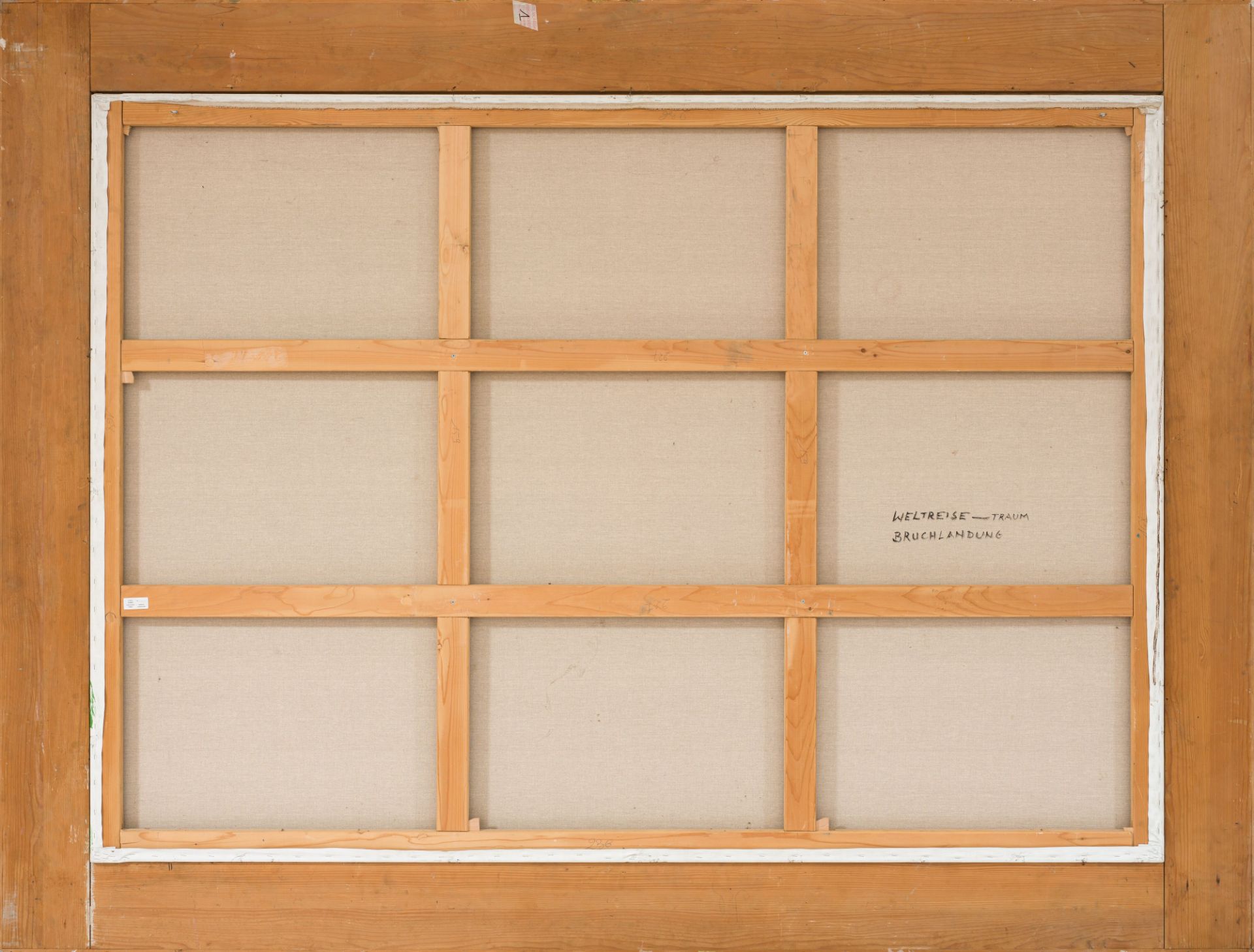 Ernst Fuchs"Weltreise - Traum - Bruchlandung"early 2000smixed media on canvas; framed168 x 236 - Image 3 of 3