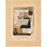 Kurt SchwittersUntitled (D'Cilly)1941/1942collage, paper and gauze on paper; framed32 x 18.7 cm (
