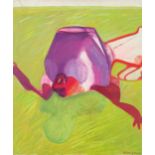 Maria Lassnig"Gefallenes Mädchen"1962/63oil on canvas; framed120 x 100 cmsigned and dated on the