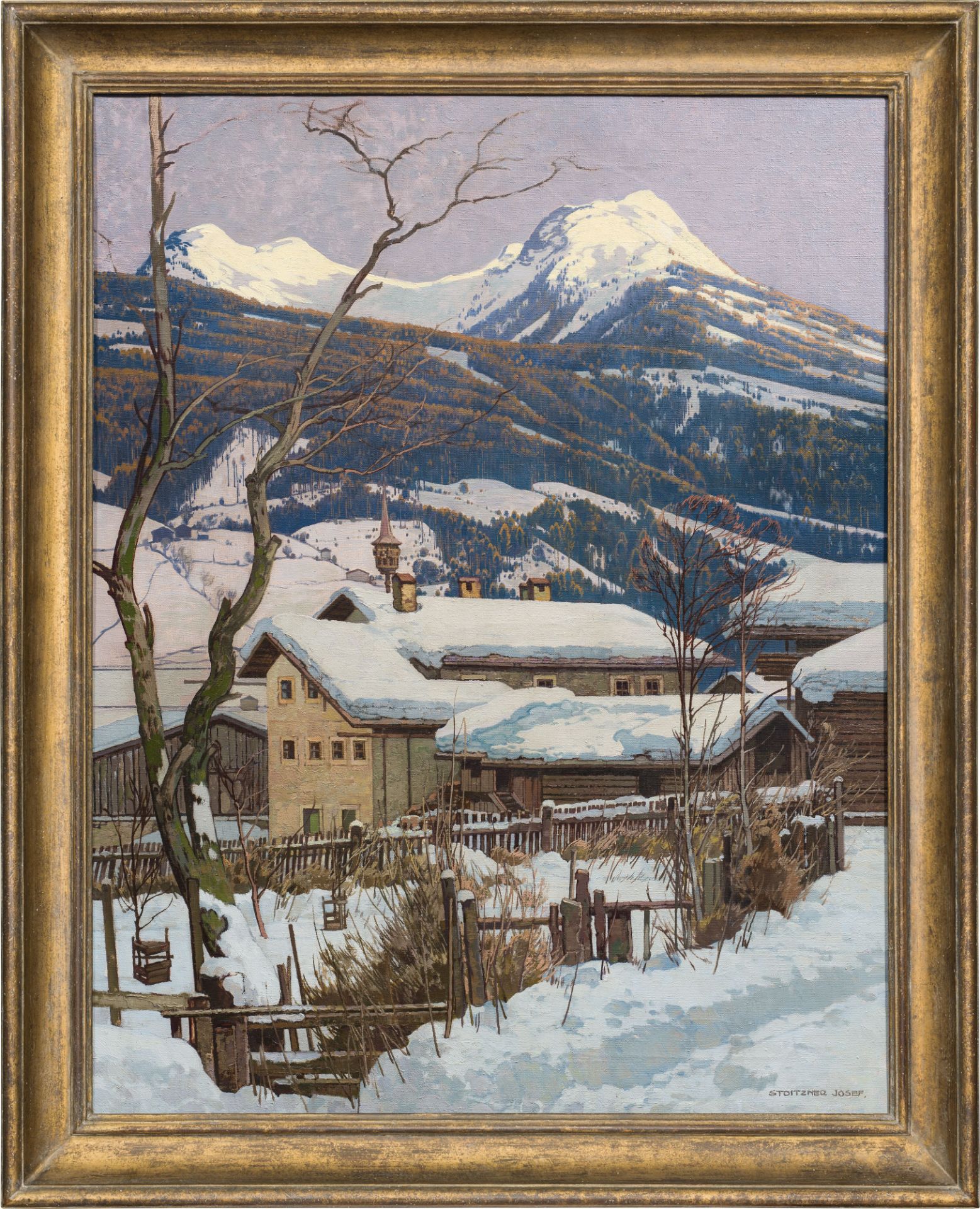Josef StoitznerTanzlehen in Brambergc. 1935oil on canvas; framed116 x 90 cmsigned on the lower - Image 2 of 3