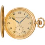 IWC SchaffhausenPocket watchSwitzerland, c. 192014k gold; crown winding mechanism, savonnette;