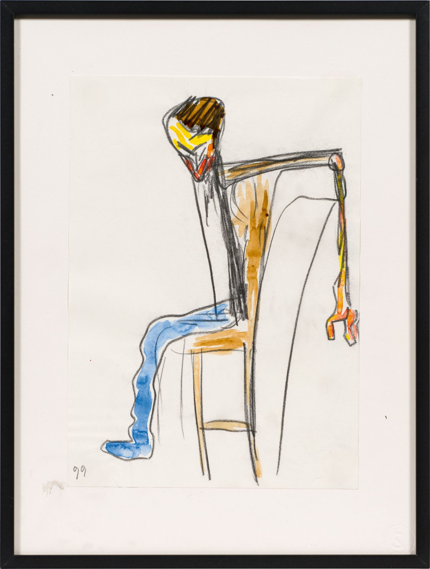 Kurt HüpfnerUntitled1999mixed media on paper; framed30 x 21 cmestate stamp and numbered on the - Image 2 of 3