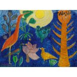 Gerhild Diesner: Ibis und Sonne aus der Schöpfung