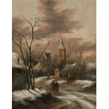 Klaes MolenaerWinter landscape1657oil on panel; framed54 x 43 cmsigned and dated on the lower right: