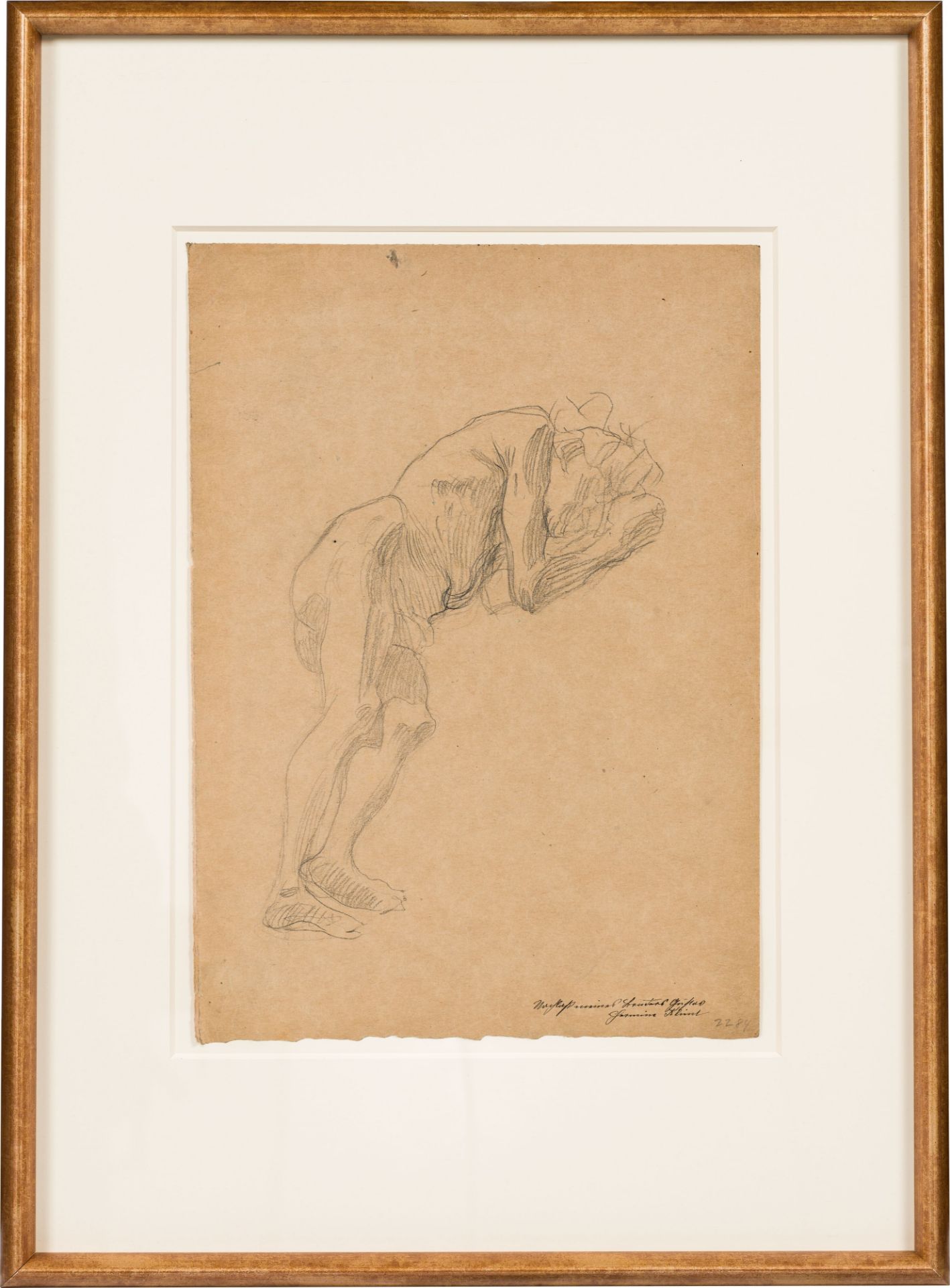 Gustav Klimt: Schwebender Greis nach rechts - Bild 2 aus 2