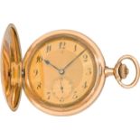 OmegaPocket watchSwitzerland, early 20th centuryprobably 14k gold;crown winding mechanism, moss