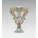 Sikorski Tádé and ZsolnayLarge vase "Alhambra"1884-98porcelain-faience, colourfully painted and