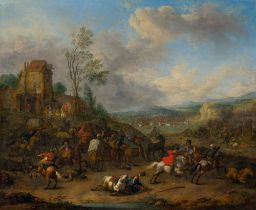 Josef van Bredael: Reiterschlacht