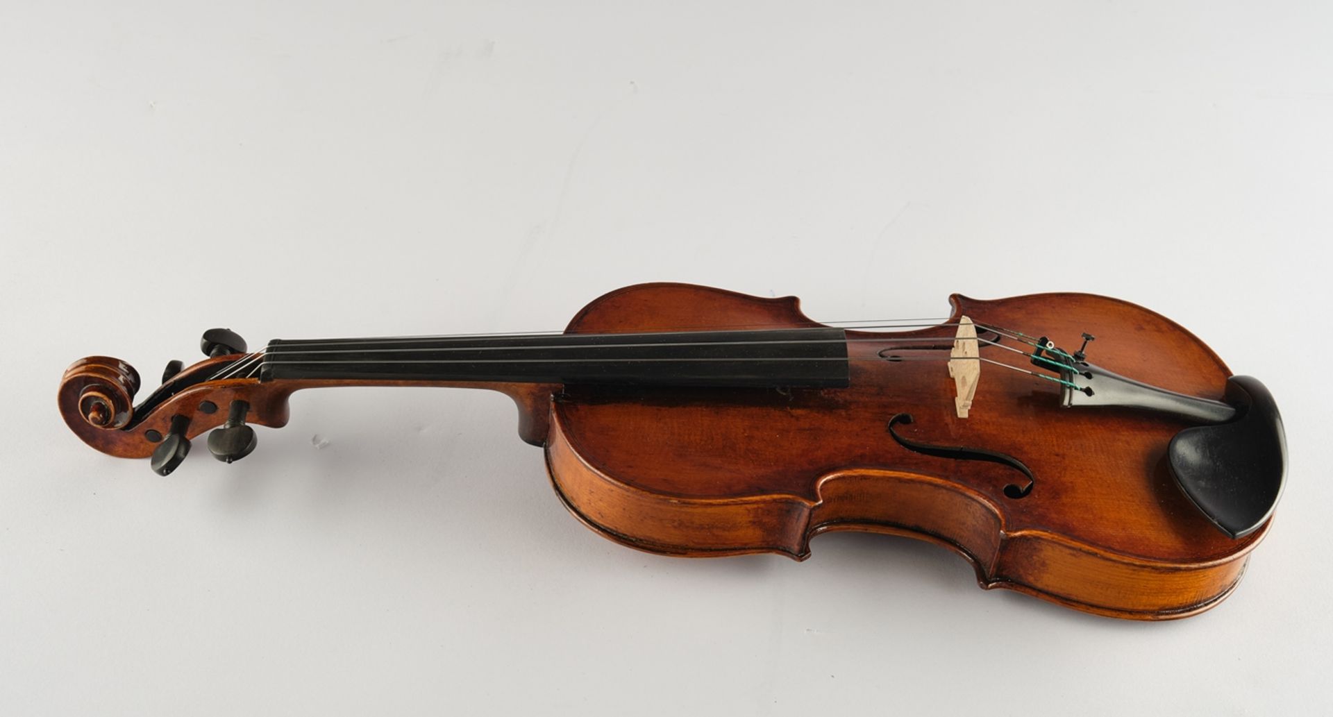 Violine, Wien, dat. 1810, Franciscus Geissenhof (1753 - 1821), im Korpusboden auf einem Etikett bez - Bild 4 aus 8