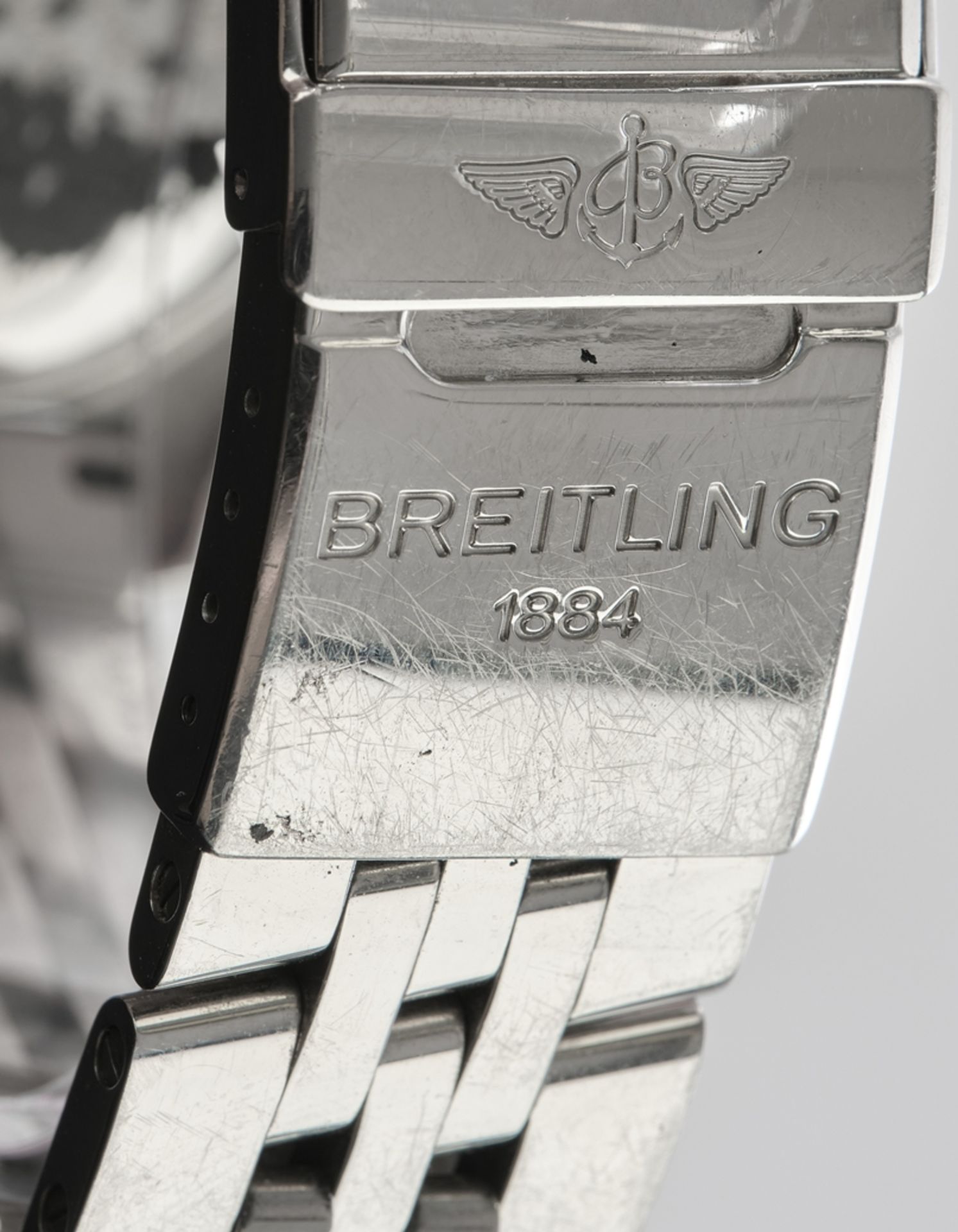 Herrenarmbanduhr, Breitling Bentley GT, 2007, Automatikchronograph, Ref. A13362, Stahl, Gehäuse 50  - Bild 7 aus 12