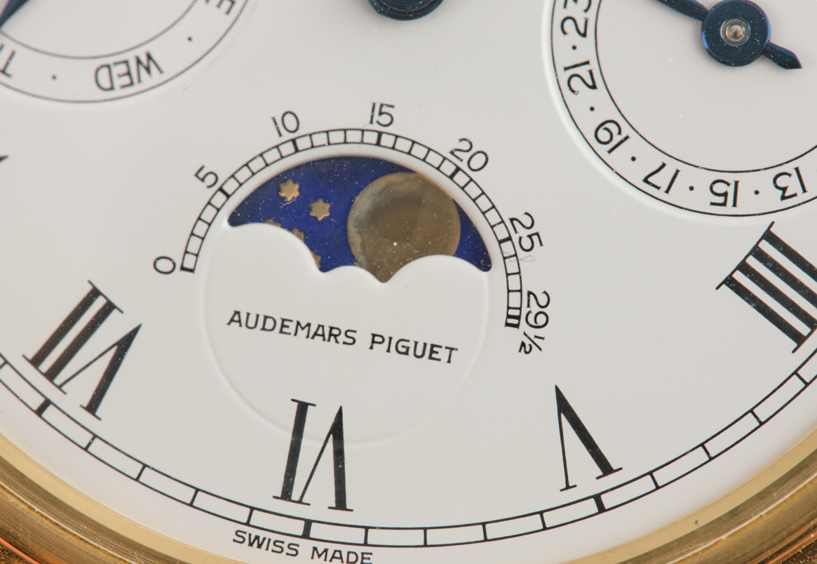 Taschenuhr, Audemars Piguet, Quantieme Perpetuel / Ewiger Kalender, Ref. BA 25555, Cal. 5020, Gehäu - Bild 3 aus 5