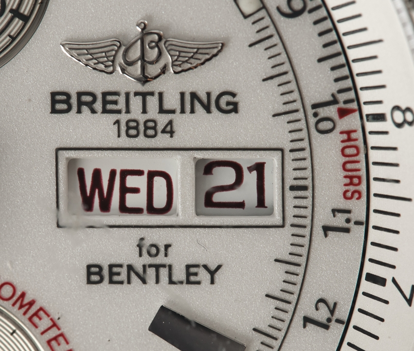 Herrenarmbanduhr, Breitling Bentley GT, 2007, Automatikchronograph, Ref. A13362, Stahl, Gehäuse 50 - Image 10 of 12