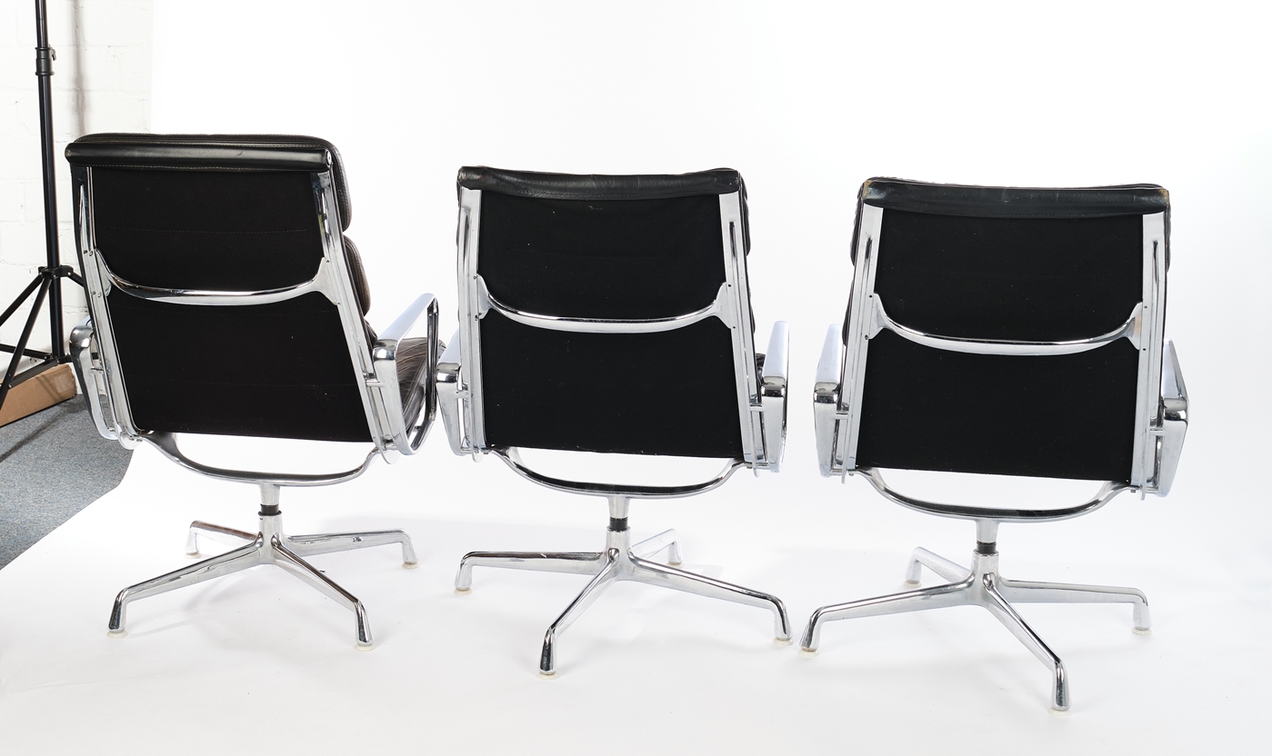 3 Lounge Sessel "Alu Chair" EA 116, Entwurf von Ray & Charles Eames 1958, Ausführung Herman Miller, - Image 3 of 5