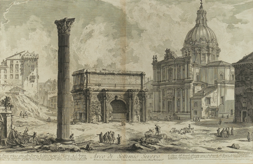 Piranesi, Giovanni-Battista (Rom 1720 - 1778 Rom, Kupferstecher und Radierer), - Image 4 of 7
