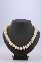 Perlenkette, Naturperlen, 52 cm