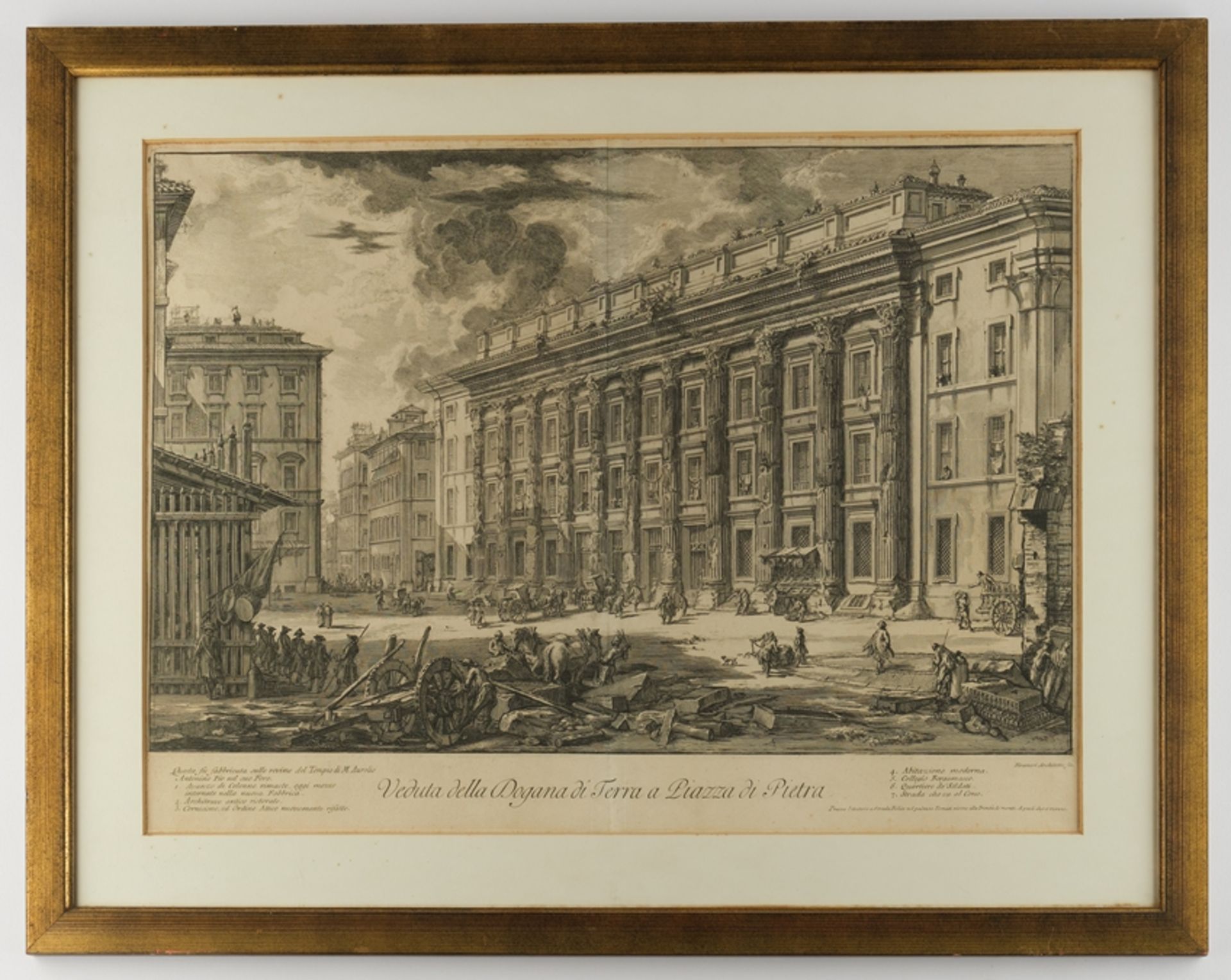 Piranesi, Giovanni-Battista (Rom 1720 - 1778 Rom, Kupferstecher und Radierer), - Image 2 of 7