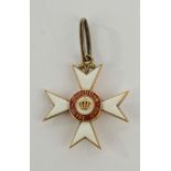 Ritterkreuz des Ordens der württembergischen Krone, 1870 - 1918