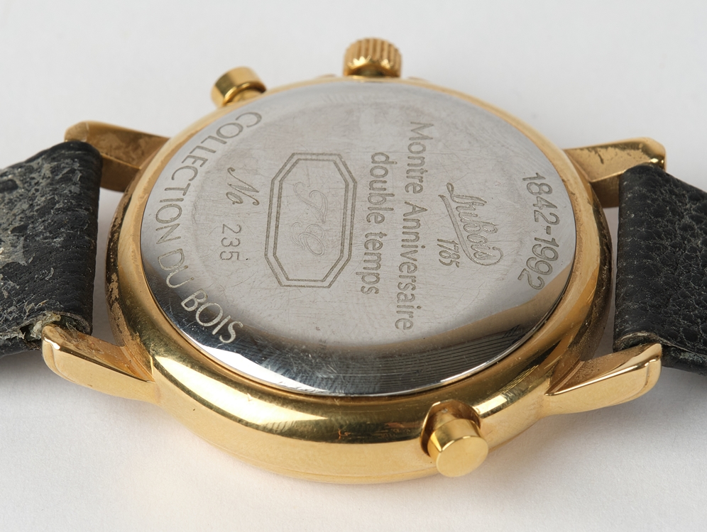 Philippe Du Bois et Fils, Armbanduhr, Modell "Montre Anniversaire double temps 1842 - 1992", No. 23 - Image 5 of 5