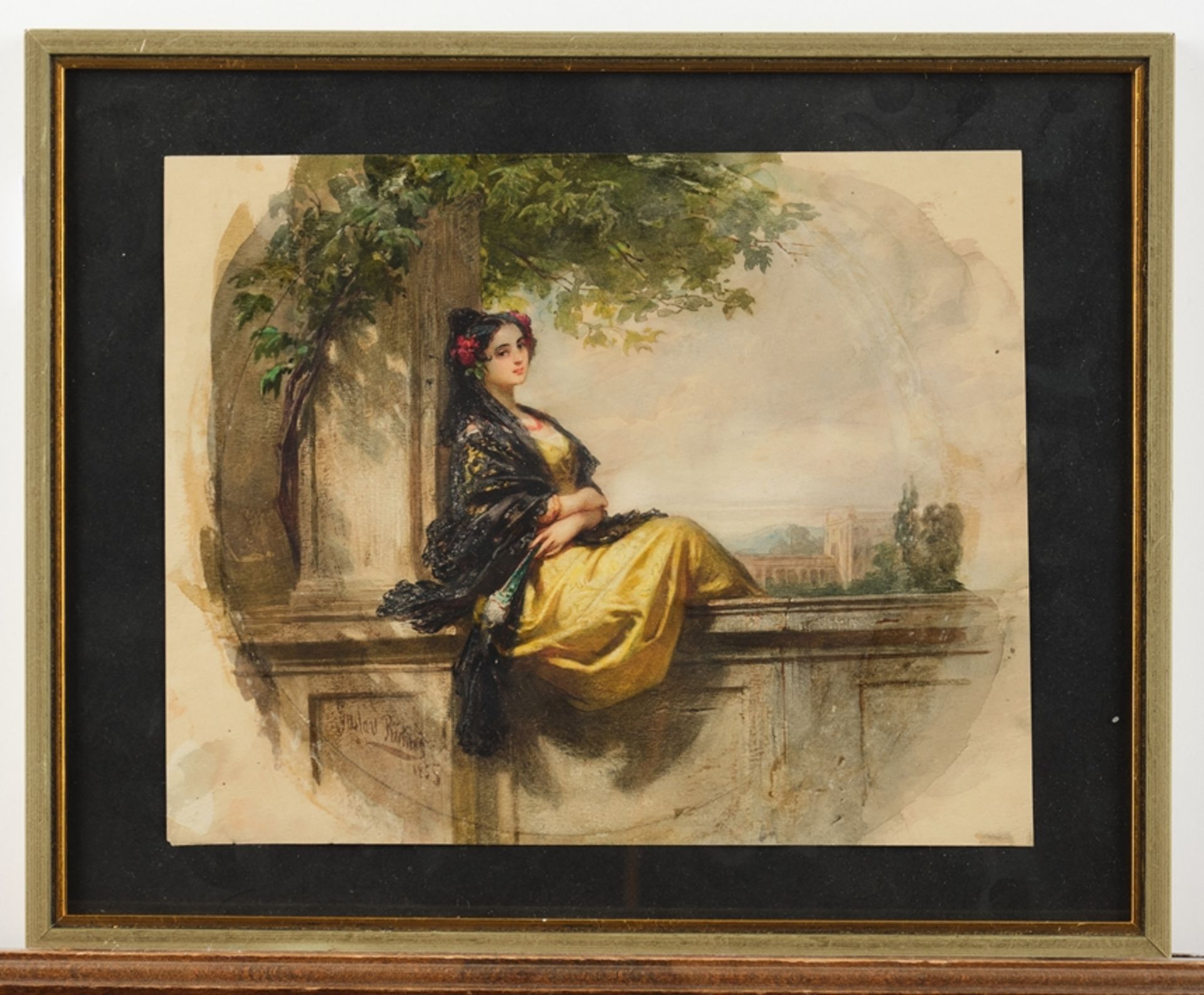 Richter, Gustav Karl (Berlin 1823 - 1884 ebda., studierte in Berlin, Paris und Rom, seit 1860 Mitgl - Bild 2 aus 3