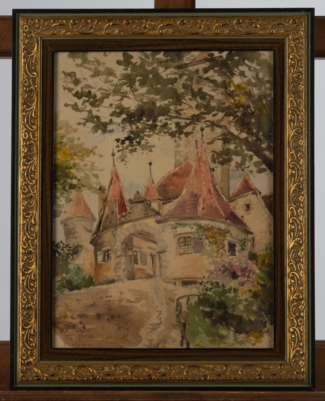 Rüdell, Carl (Trier 1855 - 1939 Köln, beliebter Aquarellmaler und Architekt in Köln), - Image 2 of 5