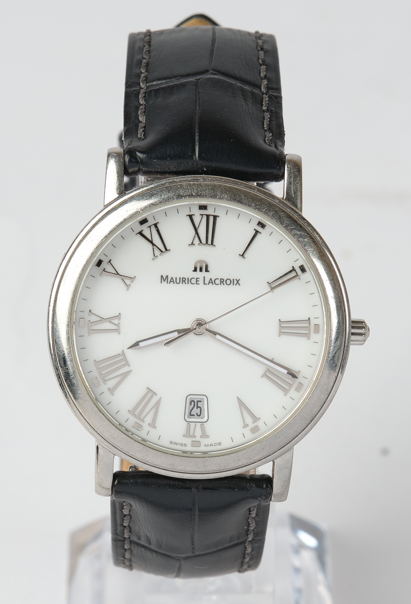 Maurice Lacroix, Armbanduhr, Les Classiques, Edelstahlgehäuse ø 38 mm, Quarz (ungeprüft), Ref.-Nr.