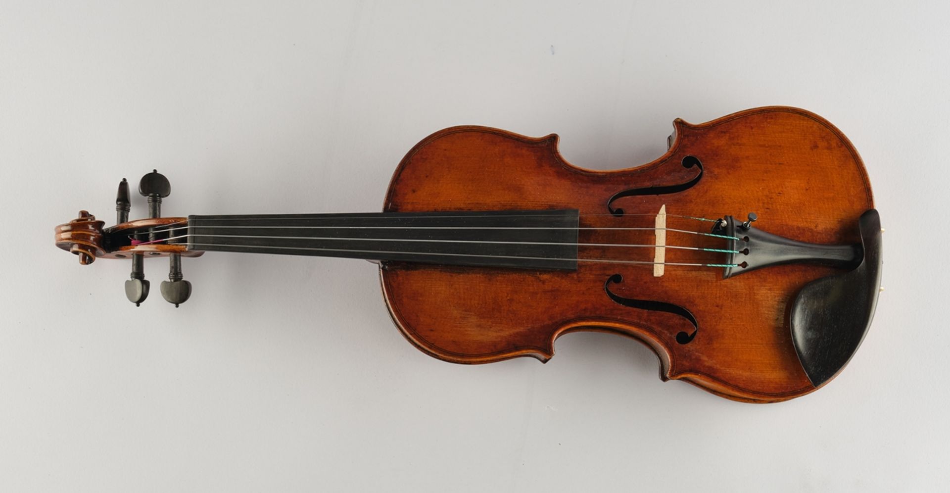 Violine, Wien, dat. 1810, Franciscus Geissenhof (1753 - 1821), im Korpusboden auf einem Etikett bez - Bild 3 aus 8