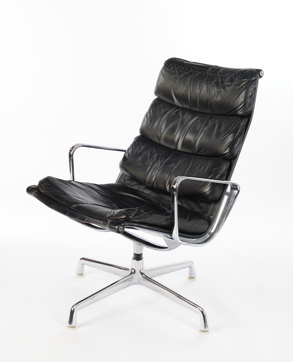 3 Lounge Sessel "Alu Chair" EA 116, Entwurf von Ray & Charles Eames 1958, Ausführung Herman Miller, - Image 4 of 5