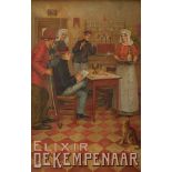 Plakat, "Elexir de Kempenaar", Ernest Godfrinon (1878 - 1927), Belgien, um 1905, 77.5 x 50 cm (Blat