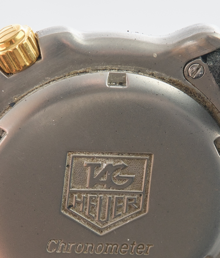 Herrenarmbanduhr, Tag Heuer 6000, Automatikchronometer, Schweiz, 1990er Jahre, Ref. WH5153-K1, grün - Image 8 of 9