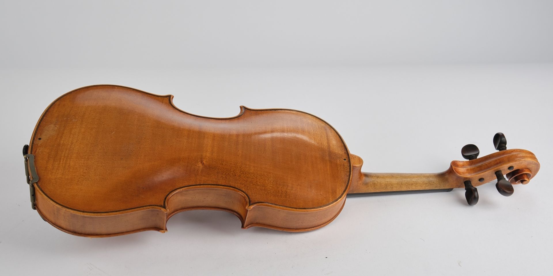 Violine, wohl 1. Hälfe 20. Jh., im Boden bez. "Francesco Ruggeri Dett il Per fecit Cremona l'anno 1 - Bild 7 aus 7