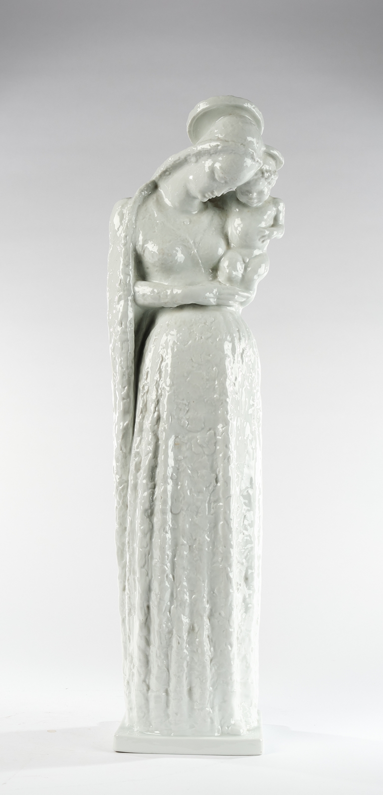 Porzellanfigur, "Große Madonna", Rosenthal, Germany, Modellnummer 5044, Weißporzellan, Modellentwur