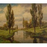 Möhren, Jean (Elberfeld 1876 - 1958, Schüler von Anton Janke, deutscher Maler von Landschaften und