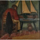Gdanietz, Wilhelm (Mainz 1893 - 1969 Düsseldorf, in Düsseldorf tätiger Genre- u. Figurenmaler, beso