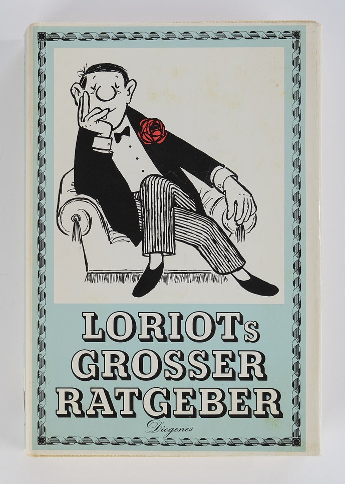 Buch, Loriot (Vicco von Bülow), "Loriots Grosser Ratgeber", mit Widmung (an Ernst Pieper) und signi