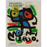 Künstler-Edition "Derriere le Miroir", gestaltet mit Werken des Künstlers Miró, Joan (Montroig 1893