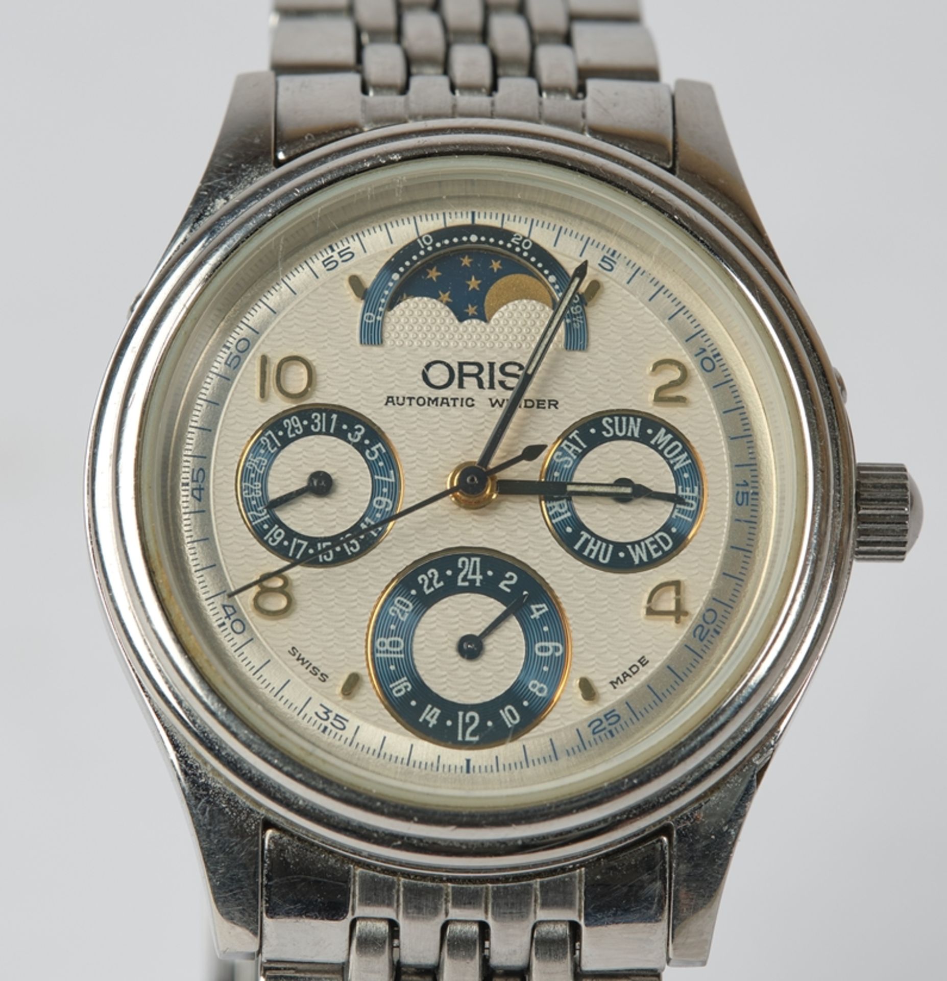 Oris Complication 7433, Armbanduhr Schweiz, 2001, Automatik, 25 Jewels, Ref. 581 7433 40 81, Gehäus - Bild 2 aus 6