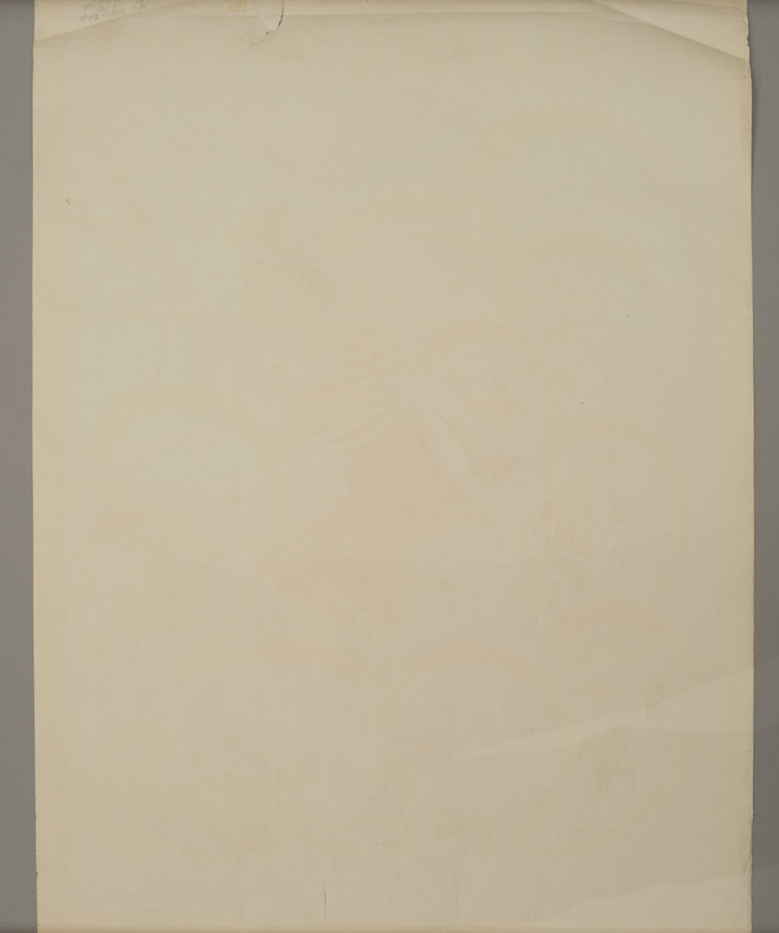 Plakat, 1. H. 20. Jh., "Les Plages Belges", 105 x 107 cm (Blattmaß), o.R., Gebrauchsspuren - Bild 3 aus 4
