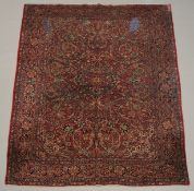 Amerikanischer Sarough, Iran, alt, ca. 3.48 x 2.62 m, Gebrauchsspuren