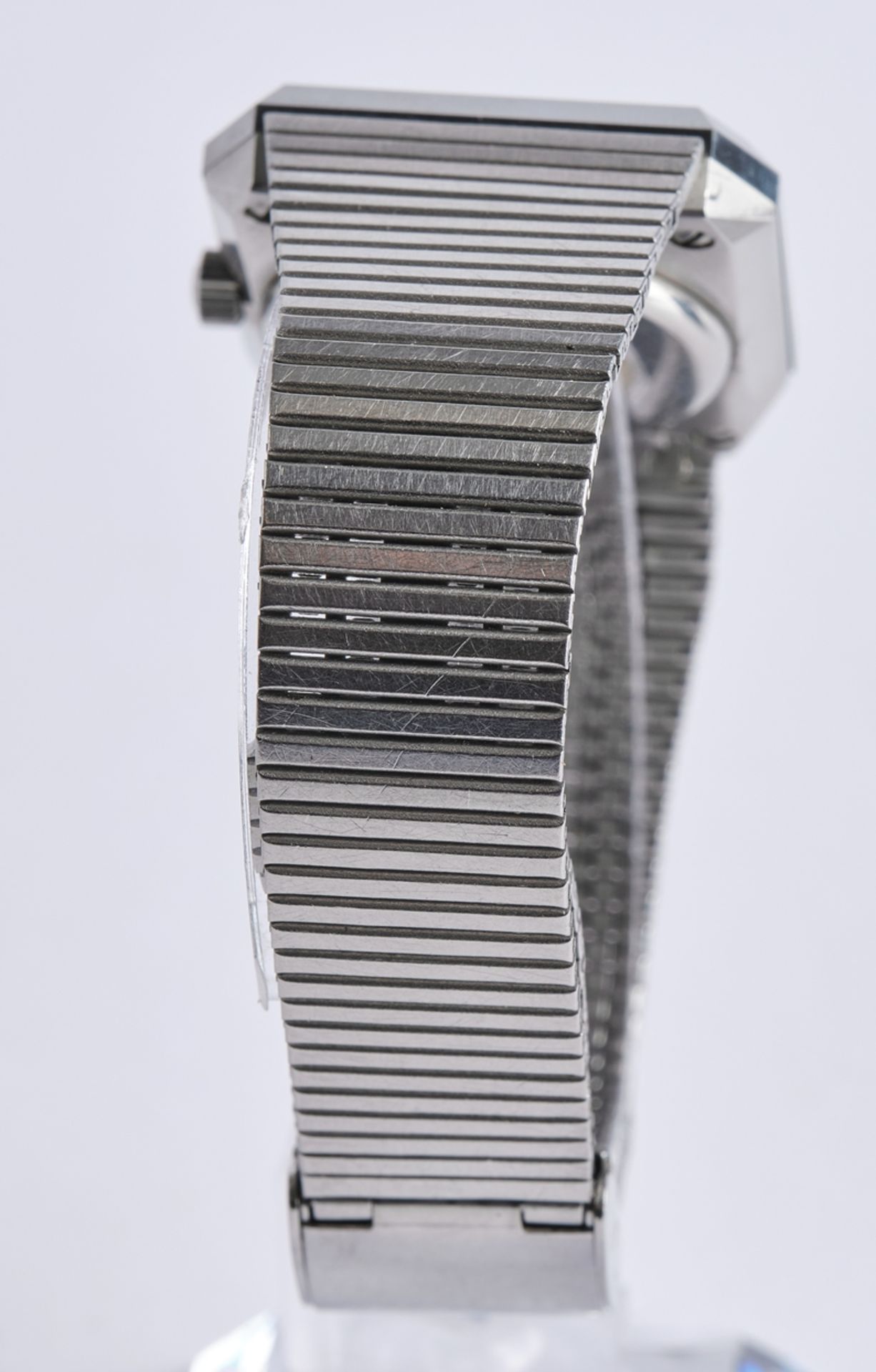 Rado, Armbanduhr, Modell Dia Star, Schweiz, 1980er Jahre, oktogonales Gehäuse, Quarzwerk, schwarzes - Bild 4 aus 7