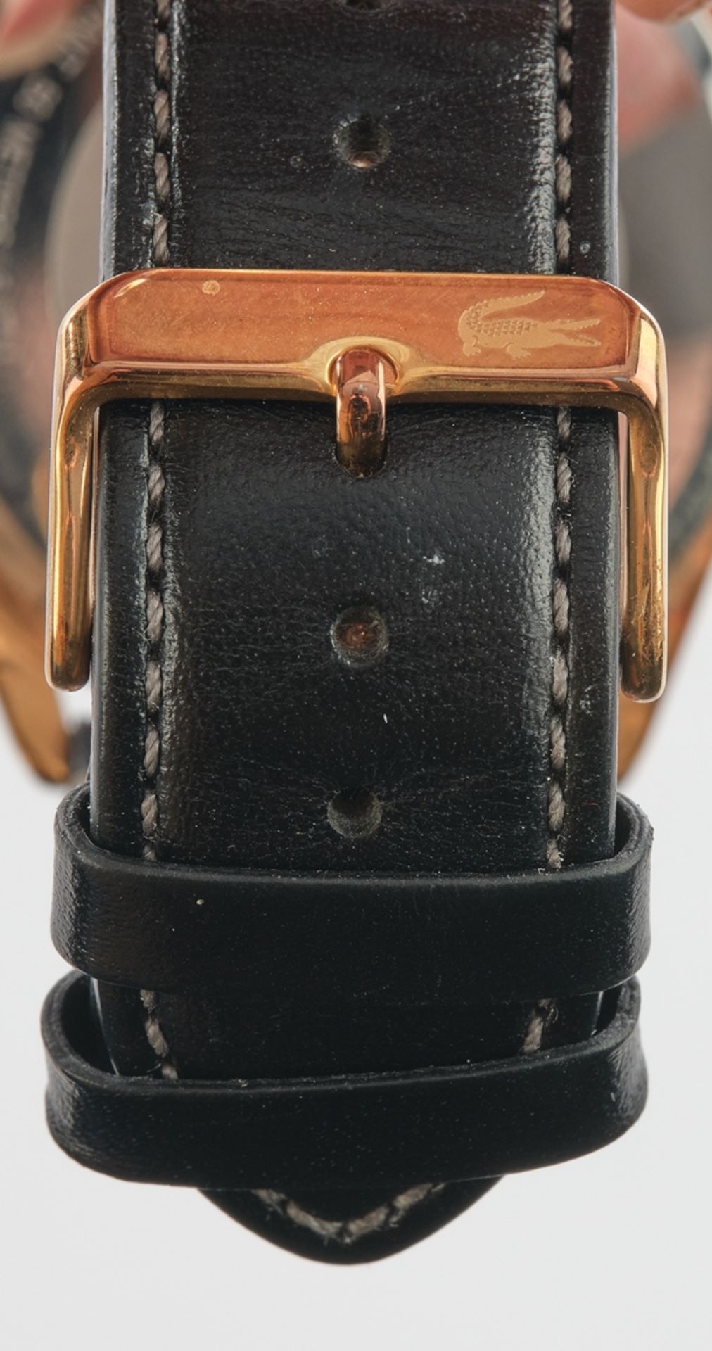 Herrenarmbanduhr, Lacoste, Ref. LC68.1.34.2413, Gehäuse vergoldet, schwarzes Zifferblatt, ø 44 mm e - Bild 4 aus 5