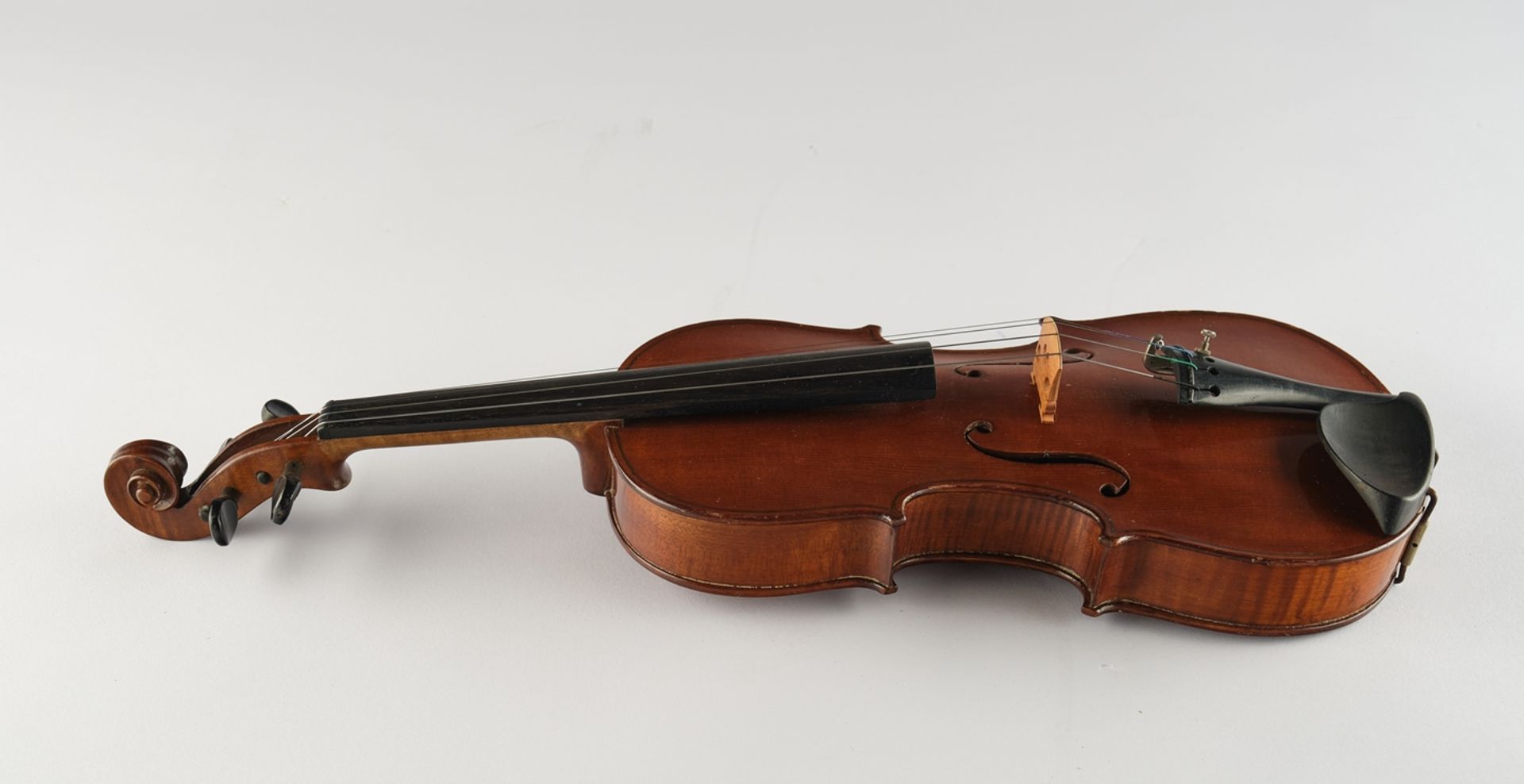 3/4 Violine, Turin / Italien, dat. 1922, Evasio Emilio Guerra (1875 - 1956), Schülerinstrument, im  - Bild 6 aus 7