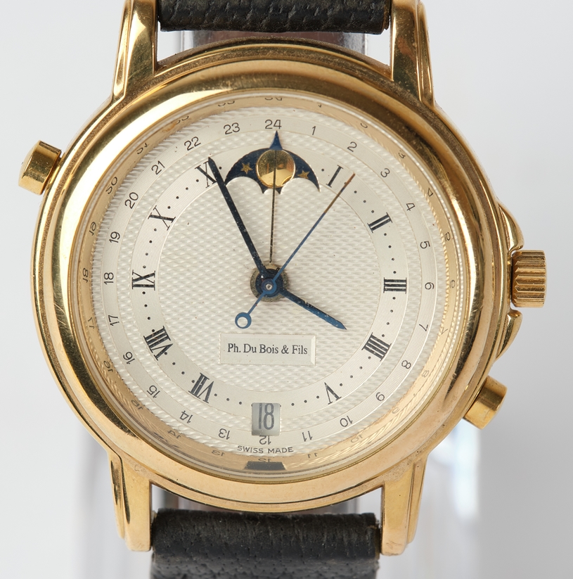 Philippe Du Bois et Fils, Armbanduhr, Modell "Montre Anniversaire double temps 1842 - 1992", No. 23 - Image 2 of 5