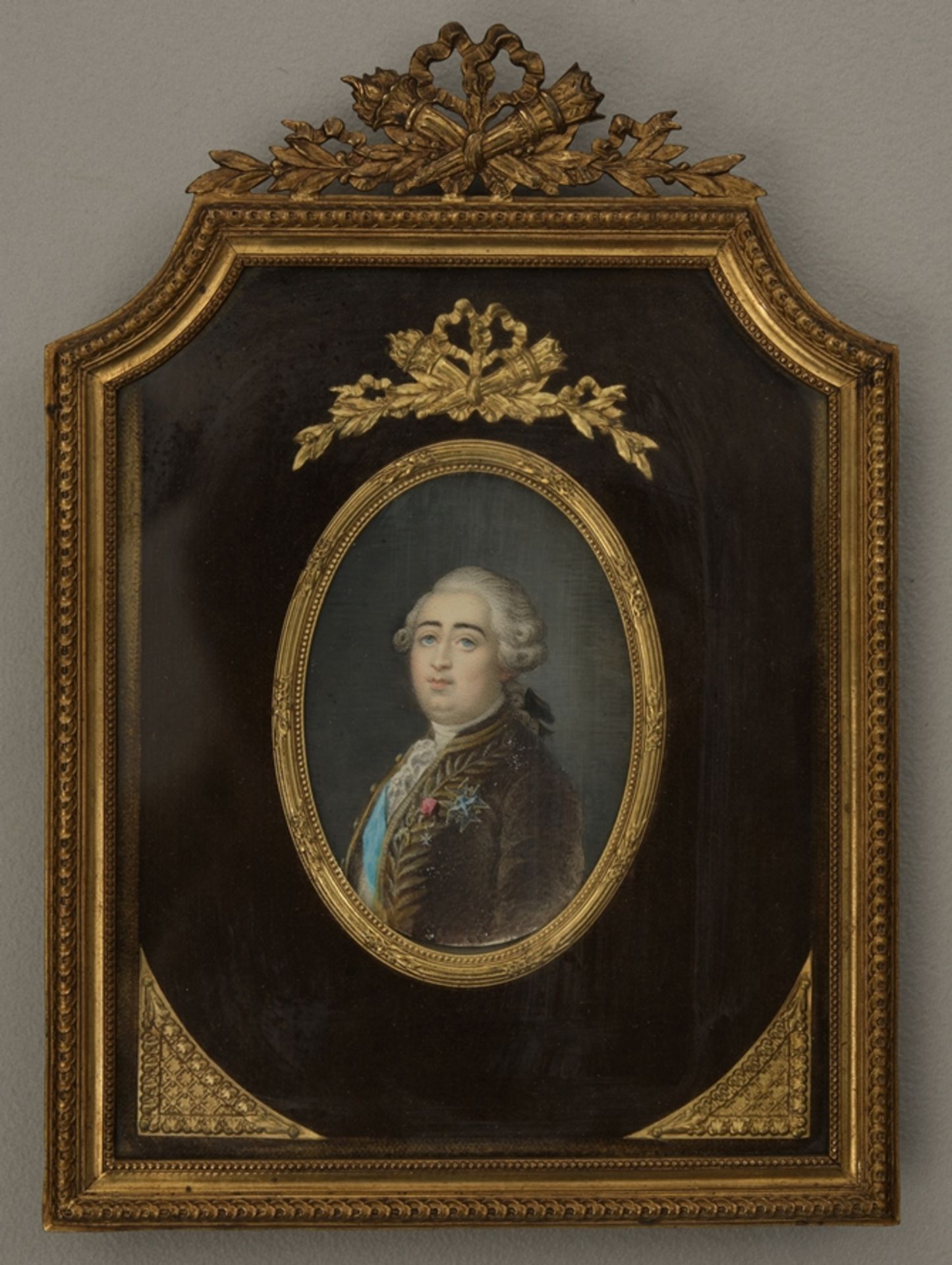 Aubry, Louis François (1767 Paris - 1851 Batignolles, französischer Maler und Miniaturist, porträti - Bild 2 aus 4