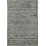 Druckplatte eines Notenblattes, Richard Wagner, 1. Meistersingerpartitur, Schott und Söhne, Mainz,