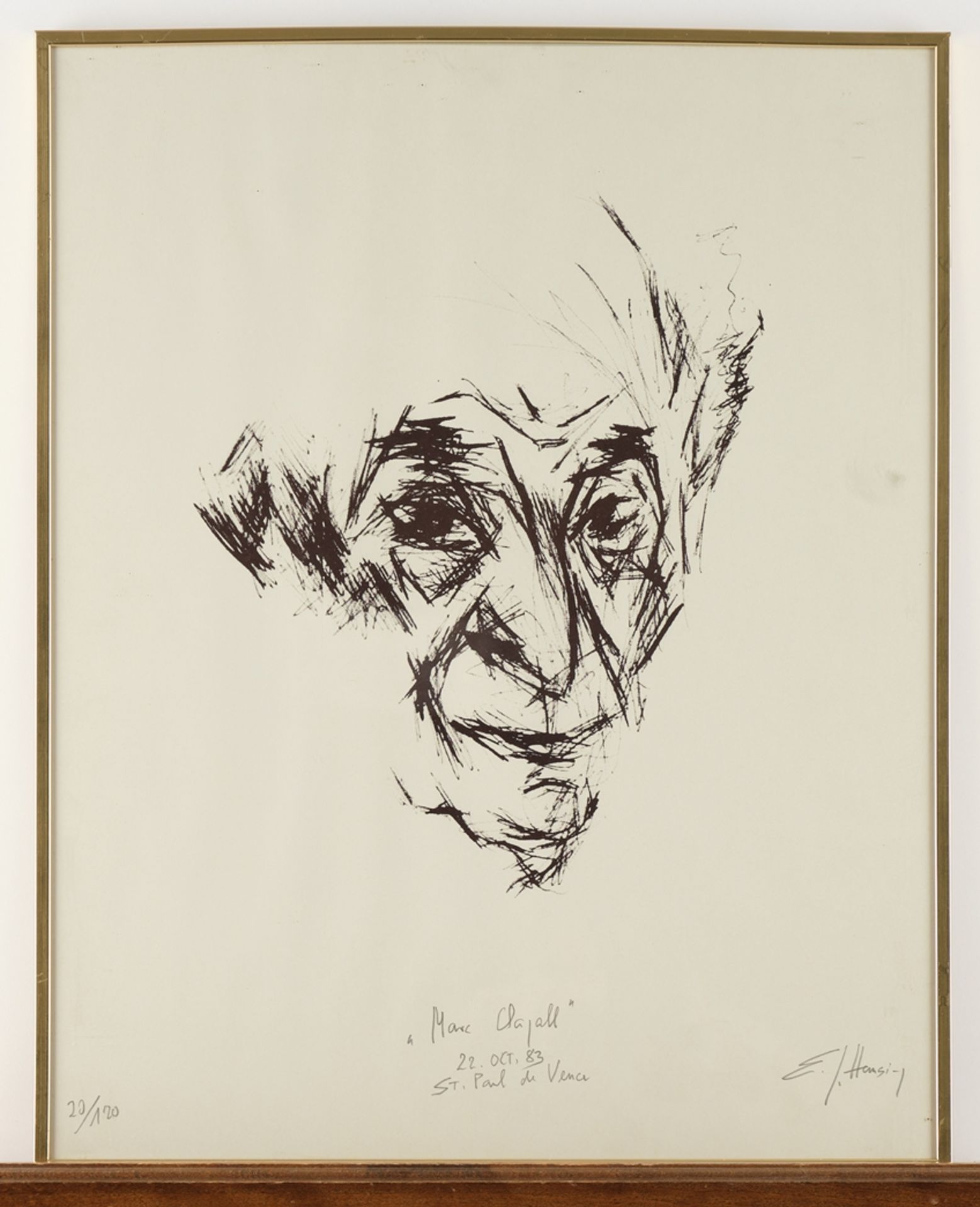 Hansing, Ernst Günter (Kiel 1929 - 2011 Rhöndorf, Studium in Paris, Förderung durch Oskar Kokoschka - Image 2 of 6